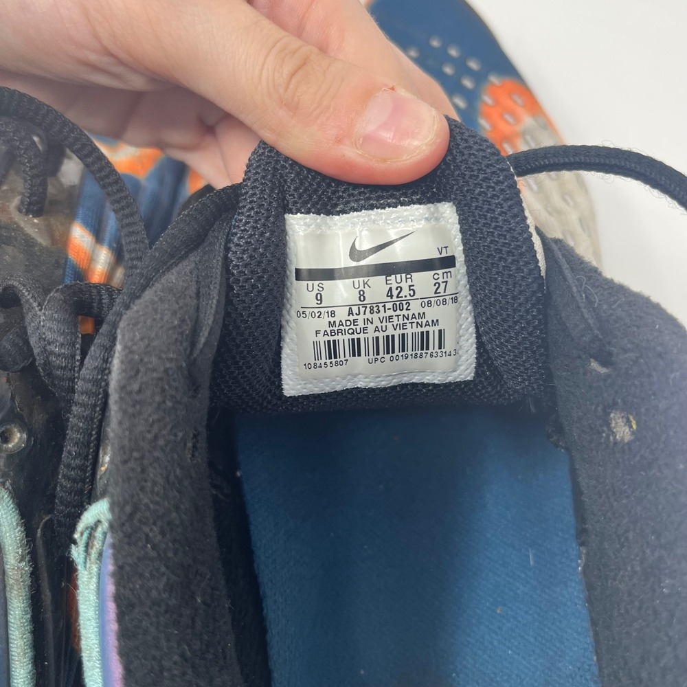 Nike Air Max Deluxe Midnight Navy Laser Orange AJ7831-002 Mens Size 9 - Picture 8 of 10